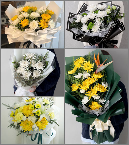 辽宁葫芦岛兴城市元台子满族乡白事花束代送